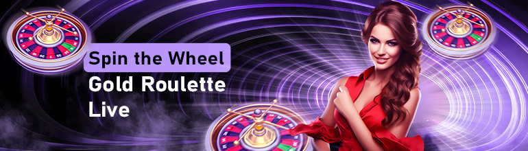 Gold Roulette live wheel